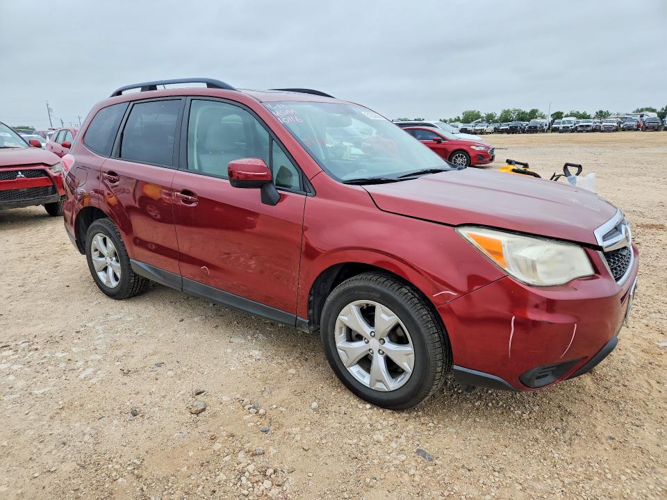 2015 Subaru Forester VIN JF2SJADC6FH468536 COPART salvage auction — HAIL, Tx - Salvage Vehicle Title, sold $30 on 2026-07-30 (photo 4)