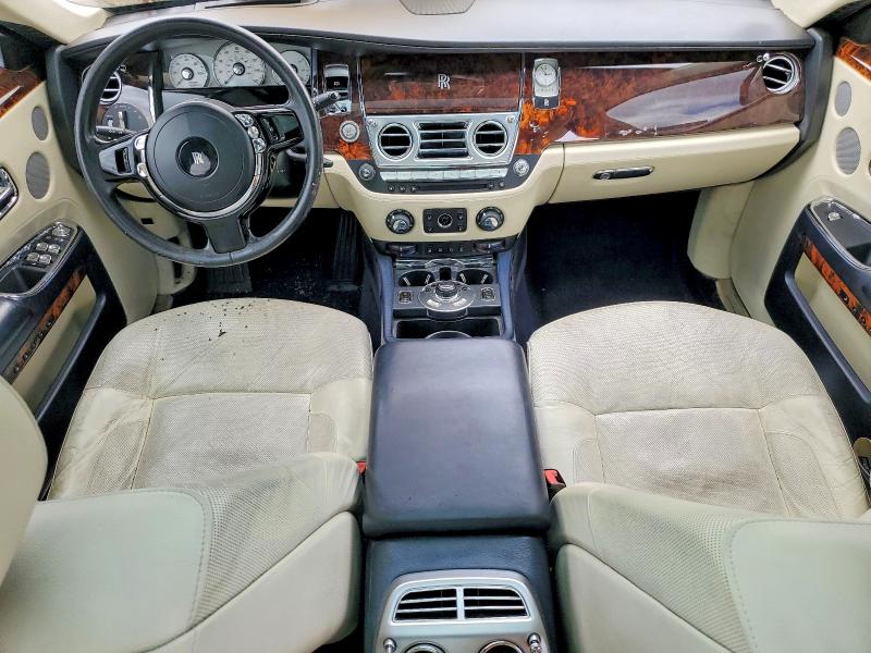 2012 Rolls-royce Ghost VIN SCA664S56CUX50709 COPART salvage auction — ENGINE BURN, Il - Salvage Certificate, sold $18,200 on 2026-07-21 (photo 8)