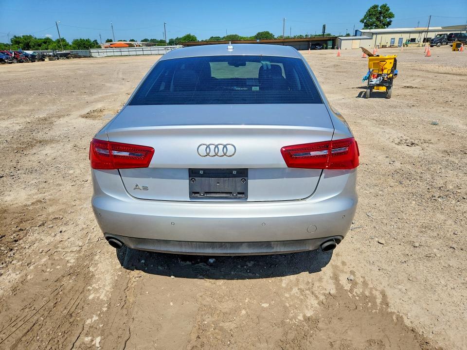 2013 Audi A6 VIN WAUGFAFC3DN005607 COPART salvage auction — SIDE, TX - SALVAGE VEHICLE TITLE, sold $800 on 2026-07-29 (photo 6)