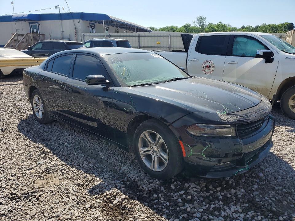 2020 Dodge Charger VIN 2C3CDXBG6LH167956 COPART salvage auction — FRONT END, Al - Cert Of Title-Salvage Title, sold $1,550 on 2026-07-28 (photo 4)