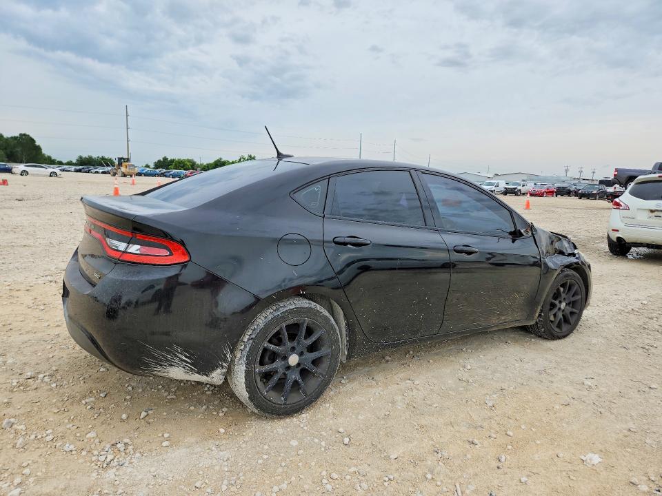 2013 Dodge Dart VIN 1C3CDFBA1DD185270 COPART salvage auction — FRONT END, Tx - Salvage Vehicle Title, sold $650 on 2026-07-02 (photo 3)