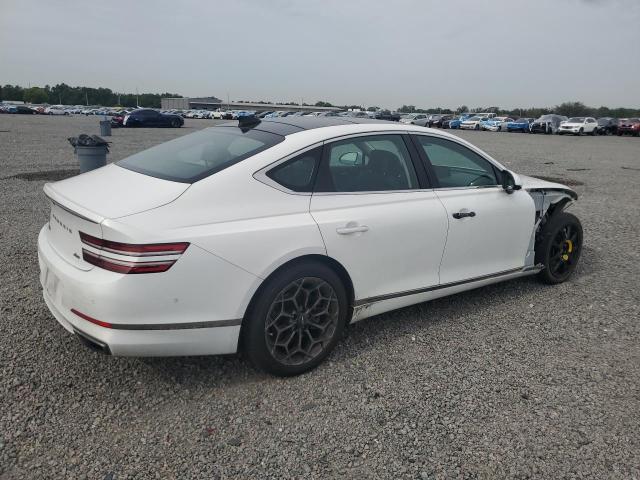 2021 Genesis G80 VIN KMTGB4SC4MU077851 COPART salvage auction — SIDE, Fl - Certificate Of Destruction, sold $6,900 on 2026-07-10 (photo 3)