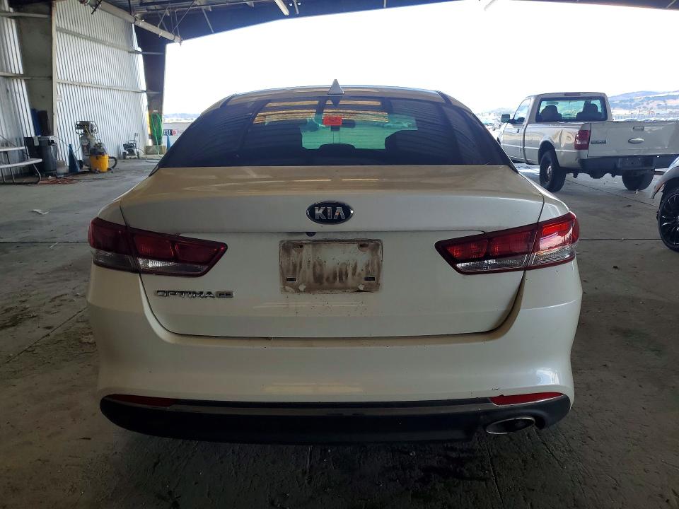 2016 Kia Optima VIN KNAGT4L33G5100977 COPART salvage auction — FRONT END, Ca - Dis/Dlr/Exp Only Clean Title, sold $1,000 on 2026-07-23 (photo 6)