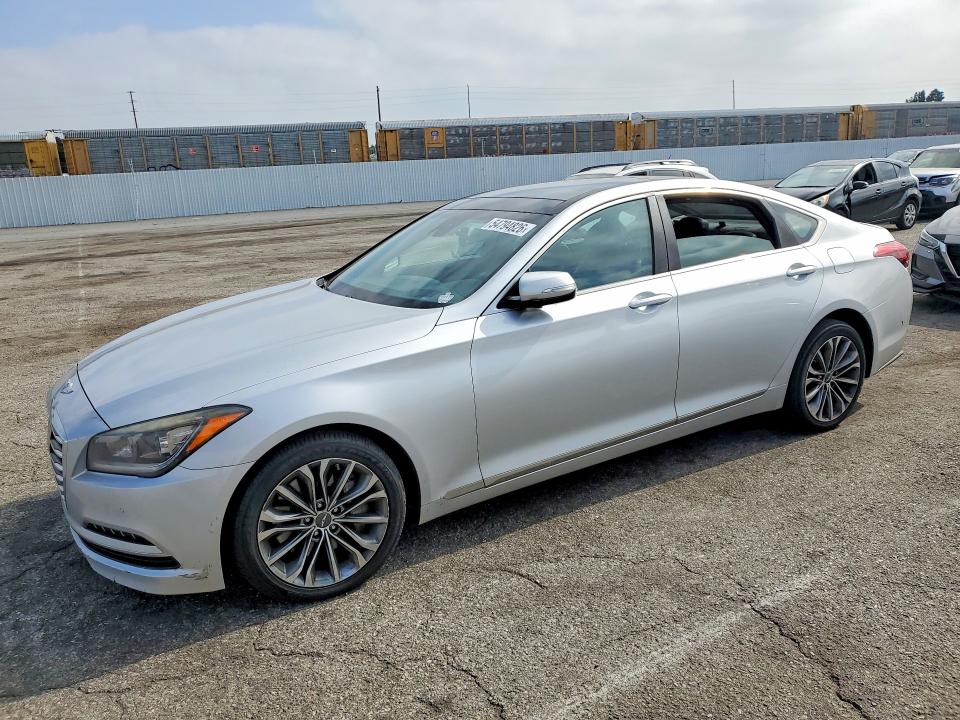 2015 Hyundai VIN KMHGN4JE3FU102214 COPART salvage auction — MINOR DENT/SCRATCHES, Mt - Dis/Dlr/Exp Only Clean Title, sold $1,350 on 2026-07-07 (photo 1)