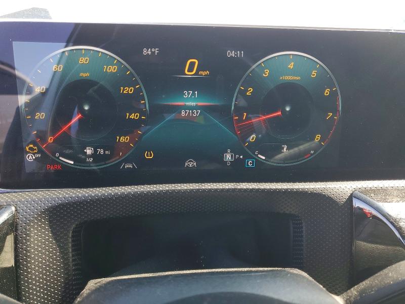2020 Mercedes-benz VIN W1K3G4EB7LJ208147 COPART salvage auction — VANDALISM, CA - SALVAGE CERTIFICATE, sold $6,900 on 2026-07-16 (photo 9)