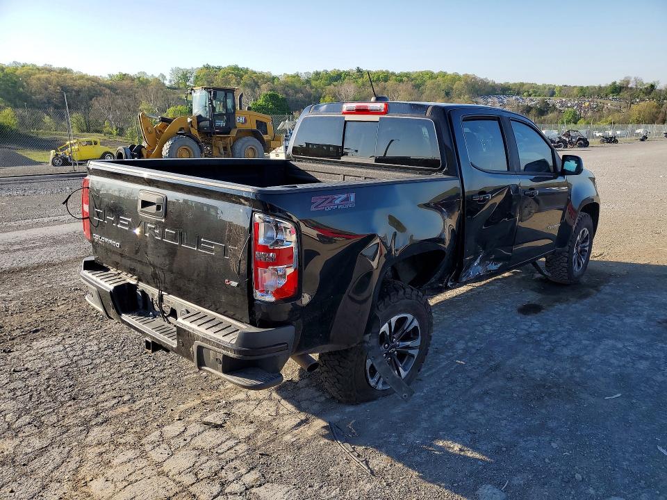 2021 Chevrolet Colorado VIN 1GCGTDENXM1233031 COPART salvage auction — SIDE, Pa - Certificate Of Salvage, sold $6,500 on 2026-07-02 (photo 3)
