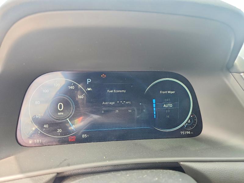 2023 Hyundai Sonata VIN KMHL34J26PA276095 COPART salvage auction — VANDALISM, Id - Salvage Certificate Of Title, sold $8,200 on 2026-07-22 (photo 9)