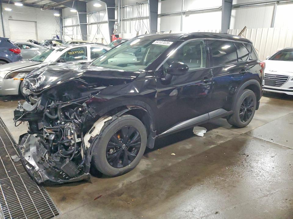 2023 Nissan Rogue VIN JN8BT3BB9PW189193 COPART salvage auction — FRONT END, Mn - Cert Of Title-Salvage, sold $3,150 on 2026-07-28 (photo 1)