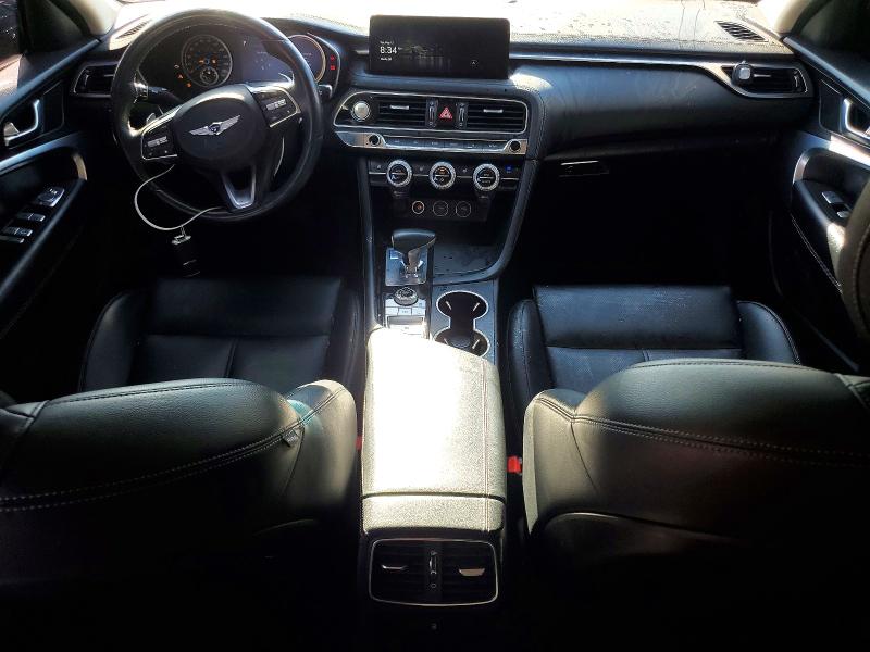 2023 Genesis G70 VIN KMTG34TA2PU123644 COPART salvage auction — FRONT END, NV - SALVAGE TITLE, sold $150 on 2026-07-27 (photo 8)