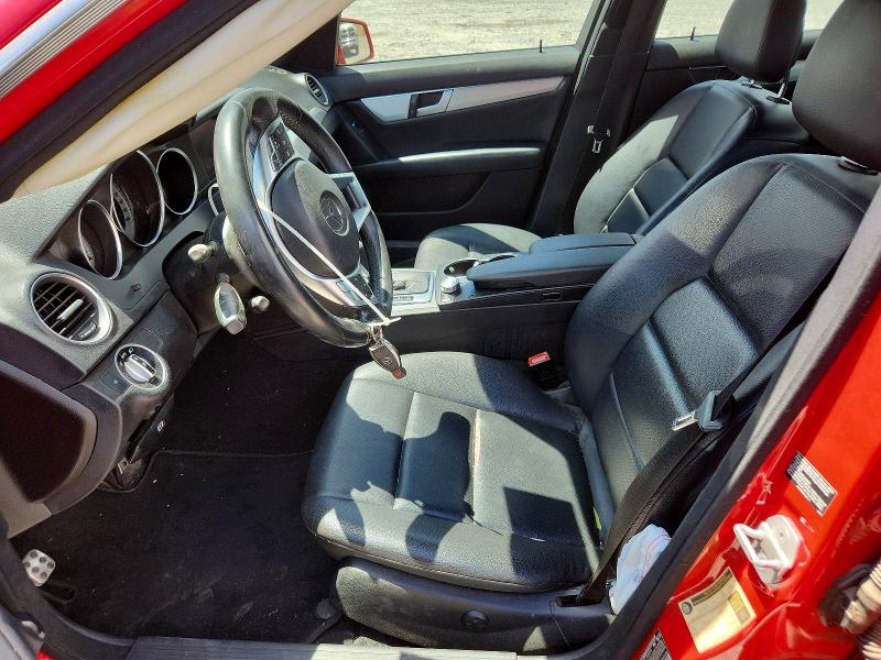 2012 Mercedes-benz C-klasse VIN WDDGF4HB5CR236174 COPART salvage auction — SIDE, Ca - Dis/Dlr/Exp Only Clean Title, sold $1,550 on 2026-07-08 (photo 7)