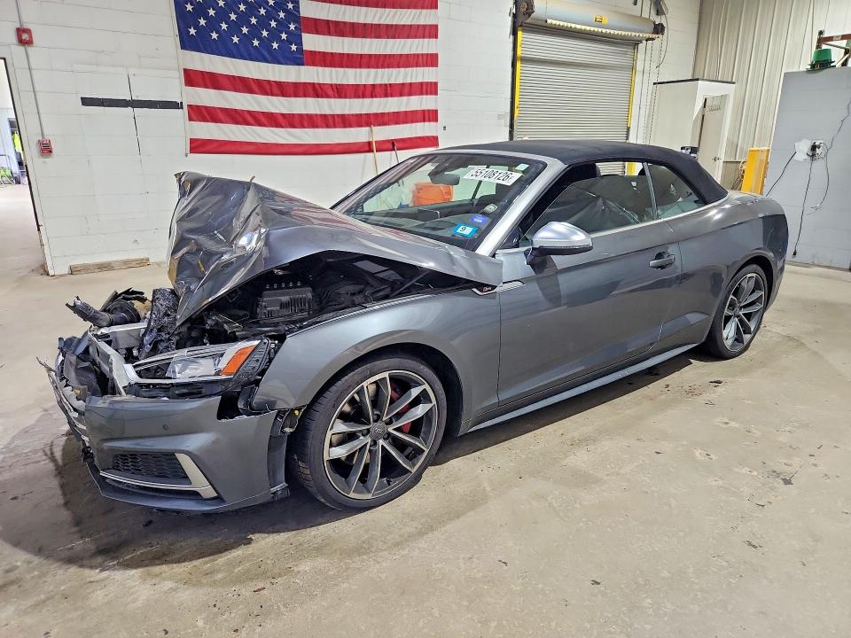 2018 Audi Rs5 VIN WAU24GF5XJN005281 COPART salvage auction — FRONT END, Nh - Cert Of Title-Salvage, sold $3,200 on 2026-07-07 (photo 1)