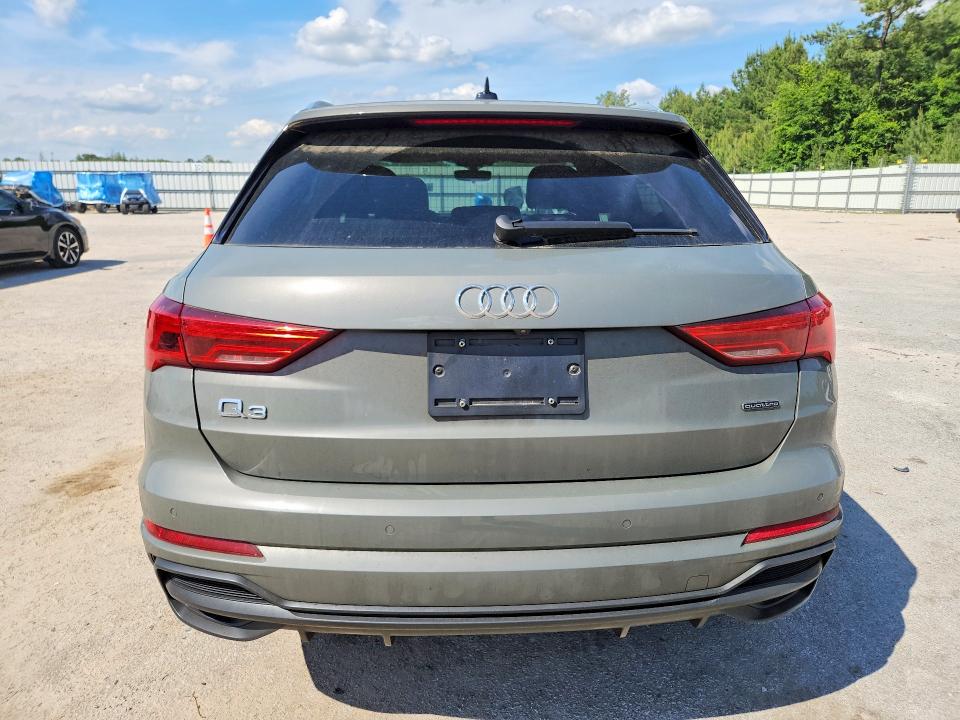 2022 Audi Q3 VIN WA1DECF33N1114060 COPART salvage auction — MECHANICAL, Sc - Certificate Of Title (P), sold $8,800 on 2026-07-25 (photo 6)