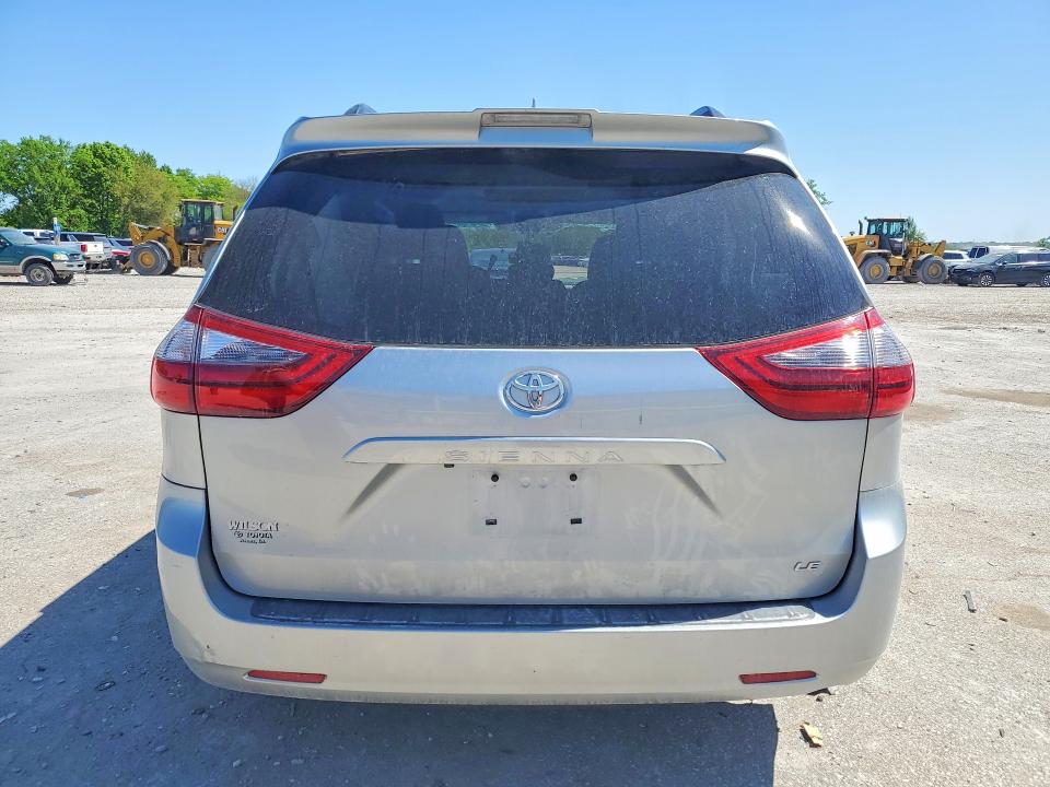 2020 Toyota Sienna VIN 5TDKZ3DC6LS032960 COPART salvage auction — SIDE, Ia - Cert Of Title-Salvage Title, sold $6,800 on 2026-07-24 (photo 6)