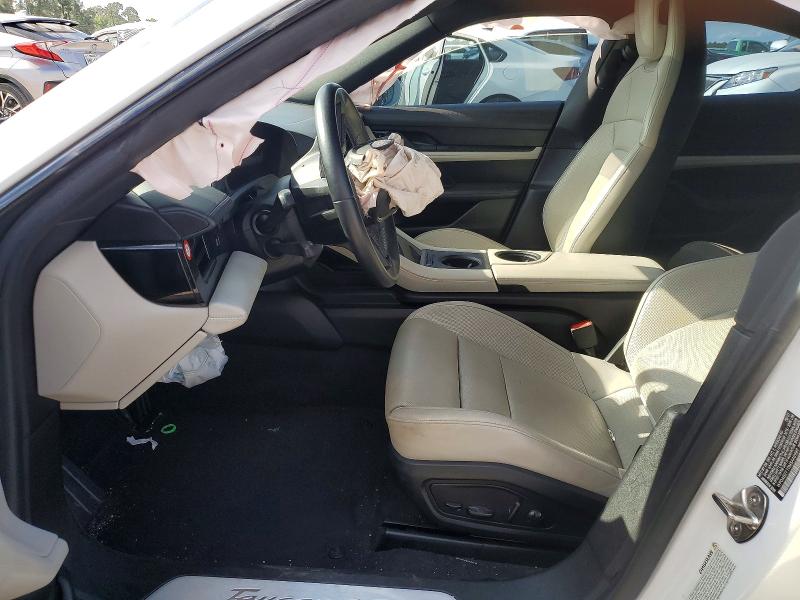 2021 Porsche Taycan VIN WP0AB2Y19MSA45989 COPART salvage auction — FRONT END, Tx - Salvage Vehicle Title, sold $24,600 on 2026-07-07 (photo 7)