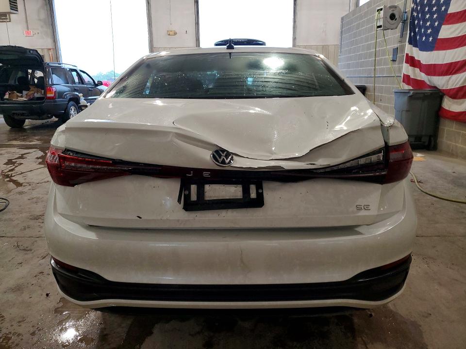 2025 Volkswagen Jetta VIN 3VW7X7BU6SM037456 COPART salvage auction — HAIL, Mo - Salvage Certificate Of Title, sold $9,100 on 2026-07-28 (photo 6)