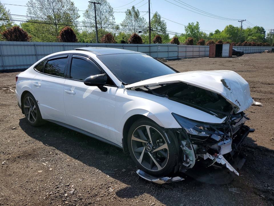 2023 Hyundai VIN KMHL44J25PA273072 COPART salvage auction — FRONT END, Ct - Cert Of Title-Salvage, sold $4,050 on 2026-07-17 (photo 4)