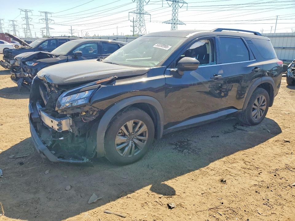 2025 Nissan Pathfinder VIN 5N1DR3BD3SC271009 COPART salvage auction — FRONT END, Il - Salvage Certificate, sold $8,100 on 2026-07-30 (photo 1)
