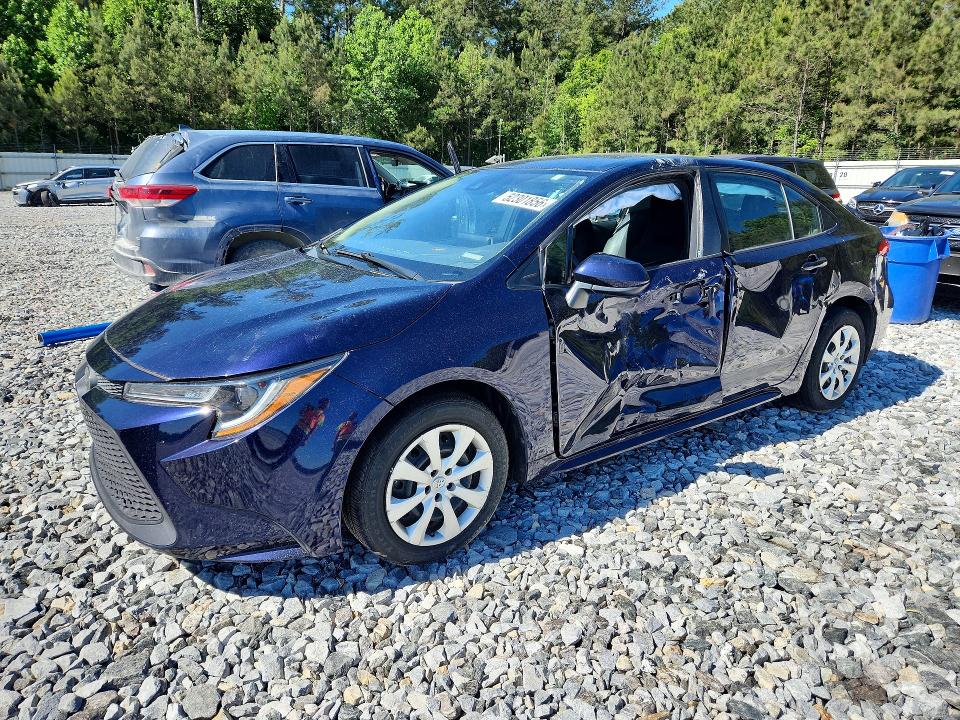 2020 Toyota Corolla VIN 5YFEPRAE4LP049826 COPART salvage auction — SIDE, Ga - Cert Of Title-Salvage, sold $3,350 on 2026-07-09 (photo 1)