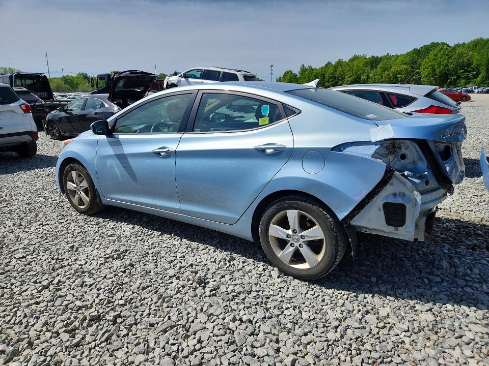2012 Hyundai VIN KMHDH4AE3CU413549 COPART salvage auction — REAR END, Ma - Cert Of Title-Reconstrctd Coll, sold $425 on 2026-07-30 (photo 2)