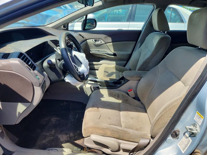 2012 Honda Civic VIN JHMFB4F2XCS003080 COPART salvage auction — FRONT END, Mn - Cert Of Title-Prior Salvage, sold $450 on 2026-07-14 (photo 7)