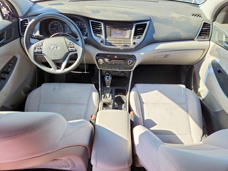 2017 Hyundai Tucson VIN KM8J33A21HU302491 COPART salvage auction — REAR END, Tx - Salvage Vehicle Title, sold $2,700 on 2026-07-07 (photo 8)
