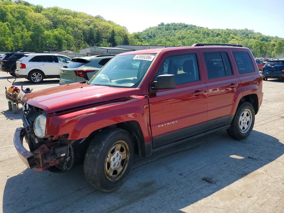 2016 Jeep Liberty (patriot) VIN 1C4NJPBA8GD744367 — COPART salvage auction photo