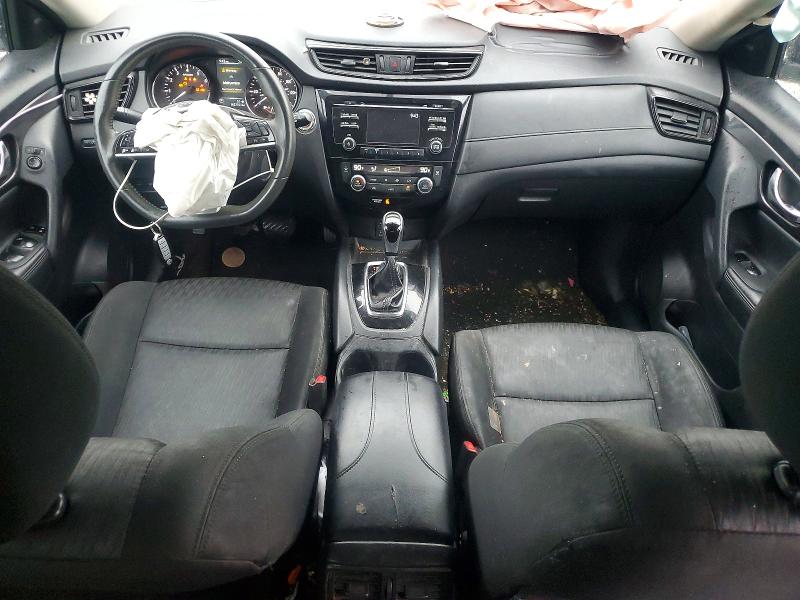 2017 Nissan Rogue VIN KNMAT2MT1HP595147 COPART salvage auction — FRONT END, OH - CERT OF TITLE-SALVAGE, sold $600 on 2026-07-24 (photo 8)
