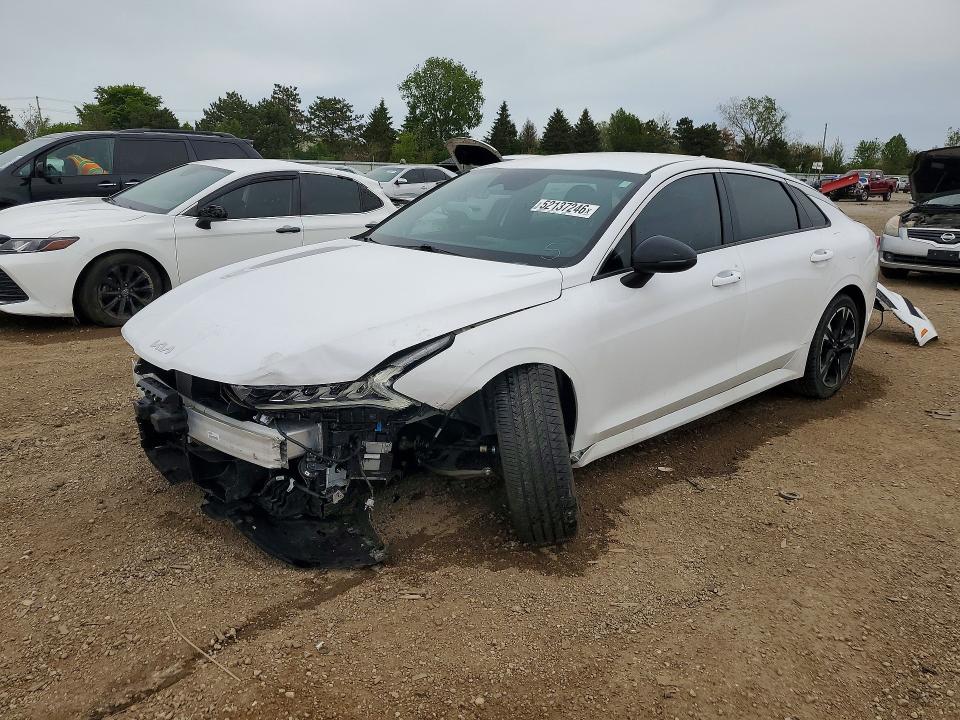 2022 Kia K5 VIN 5XXG64J25NG153869 COPART salvage auction — FRONT END, Il - Salvage Certificate, sold $5,700 on 2026-07-28 (photo 1)