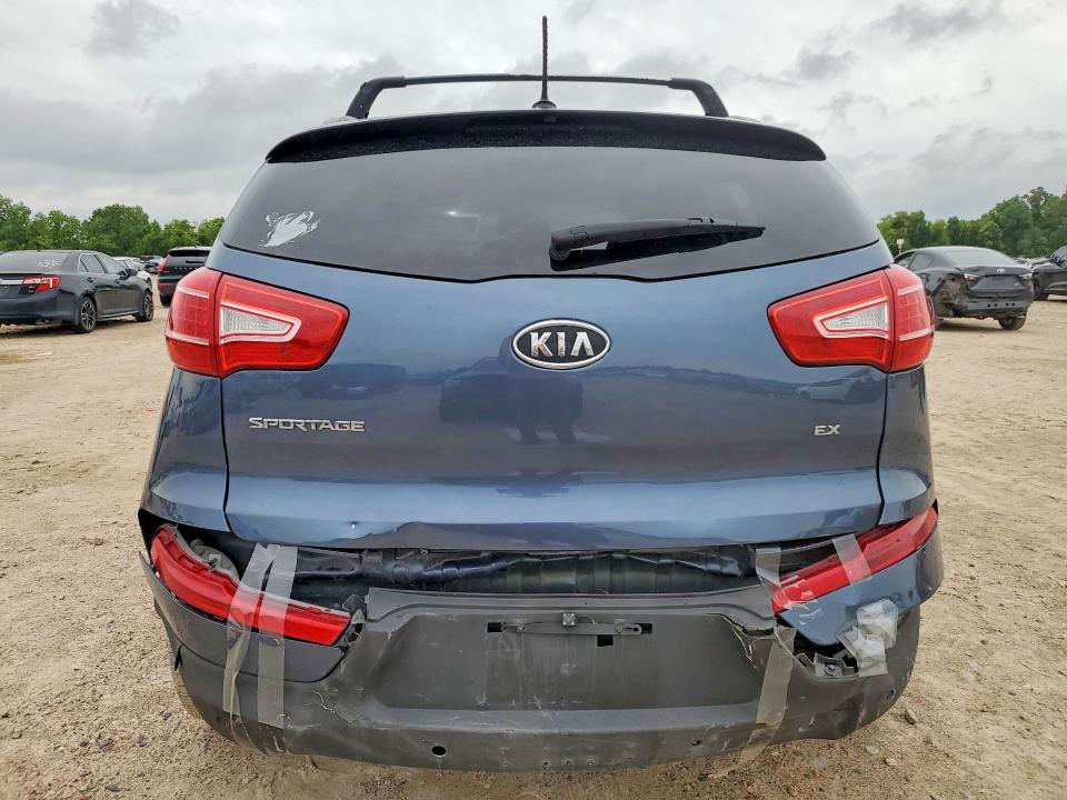 2012 Kia Sportage VIN KNDPC3A29C7349645 COPART salvage auction — REAR END, Tx - Salvage Vehicle Title, sold $775 on 2026-07-24 (photo 6)