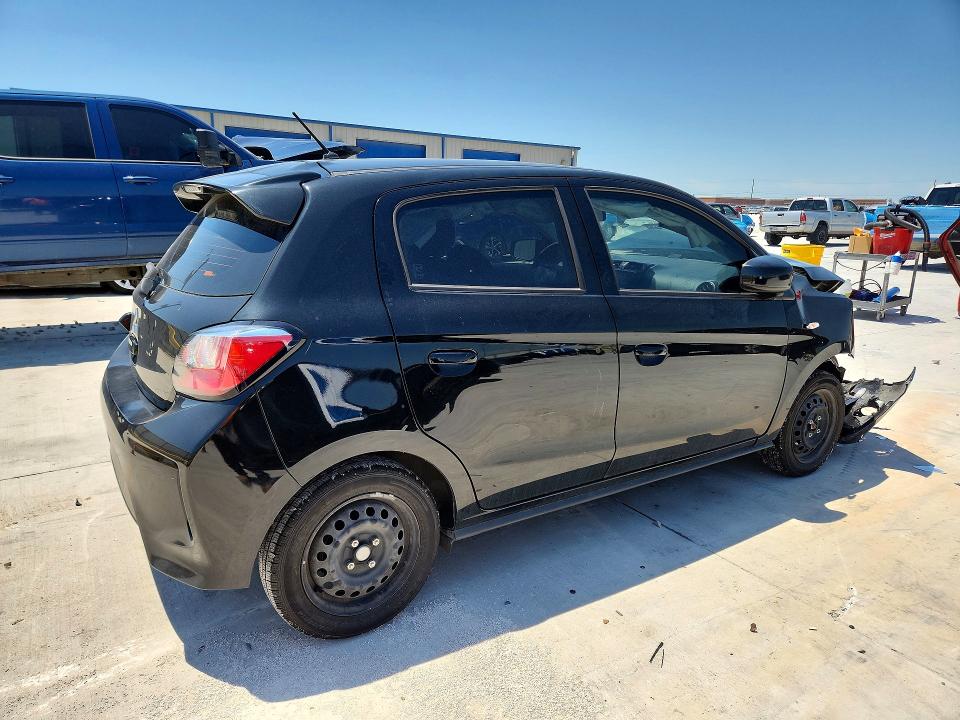 2022 Mitsubishi Mirage VIN ML32AUHJXNH009570 COPART salvage auction — FRONT END, Tx - Salvage Vehicle Title, sold $1,200 on 2026-07-10 (photo 3)