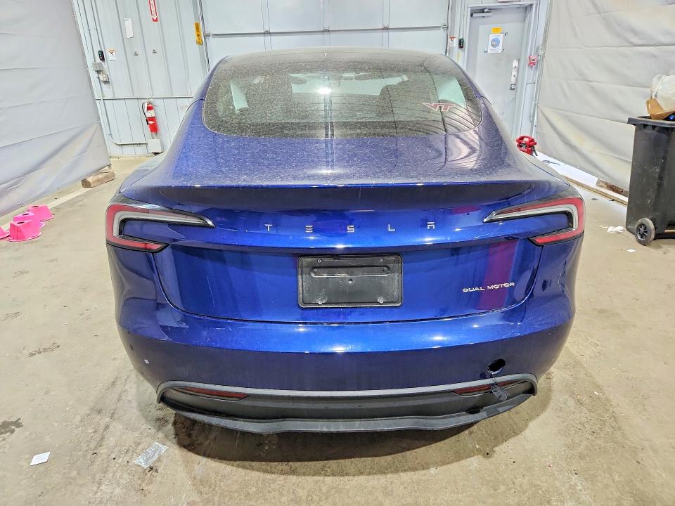 2025 Tesla Model 3 VIN 5YJ3E1EB6SF020563 COPART salvage auction — FRONT END, Nh - Cert Of Title-Salvage, sold $150 on 2026-07-23 (photo 6)
