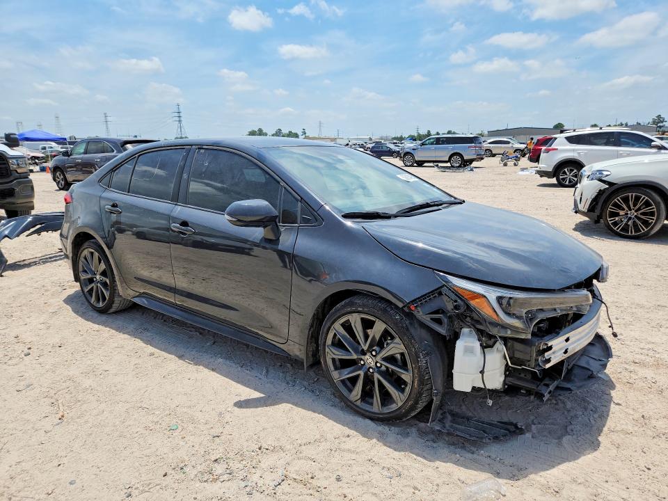2025 Toyota Corolla VIN 5YFS4MCE1SP220574 COPART salvage auction — FRONT END, Tx - Salvage Vehicle Title, sold $10,900 on 2026-07-10 (photo 4)