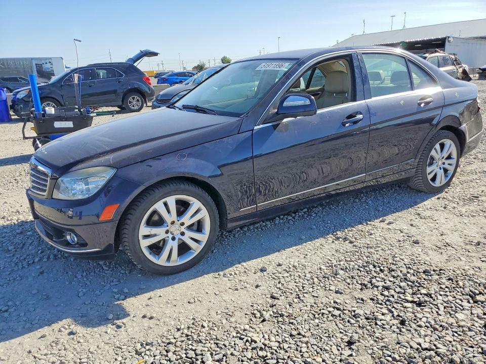 2008 Mercedes-benz C class VIN WDDGF81X08F138319 COPART salvage auction — REAR END, Co - Public - Salvage Title, sold $725 on 2026-07-07 (photo 1)