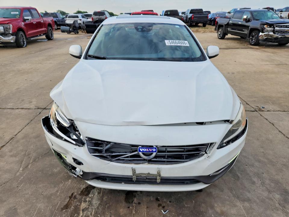 2016 Volvo S60 VIN LYV402FM3GB088630 COPART salvage auction — FRONT END, Tx - Salvage Vehicle Title, sold $1,150 on 2026-07-09 (photo 5)