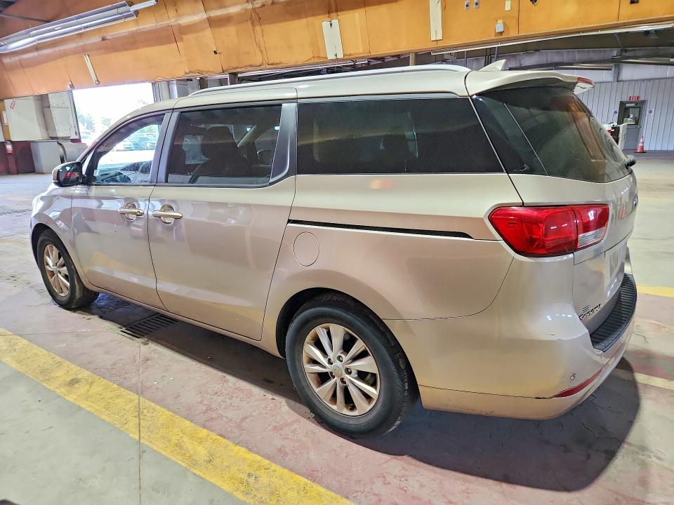 2016 Kia SEDONA VIN KNDMB5C13G6098414 COPART salvage auction — REAR END, IN - CERTIFICATE OF TITLE, sold $1,300 on 2026-07-07 (photo 2)