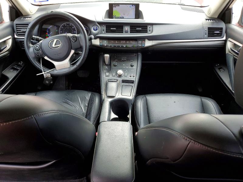 2014 Lexus Ct VIN JTHKD5BH7E2201305 COPART salvage auction — REAR END, Tx - Salvage Vehicle Title, sold $2,400 on 2026-07-07 (photo 8)