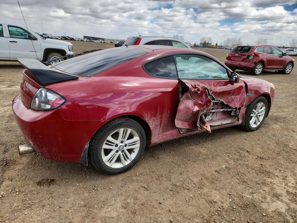 2008 Hyundai Tiburon VIN KMHHM65D88U278764 COPART salvage auction — SIDE, AB - BOS - SALVAGE, sold $175 on 2026-07-14 (photo 3)