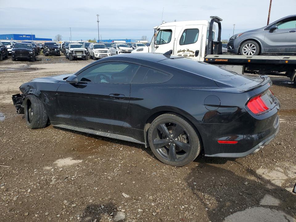 2022 Ford Mustang VIN 1FA6P8CF7N5145279 COPART salvage auction — FRONT END, Mi - Certificate Of Title, sold $18,400 on 2026-07-10 (photo 2)