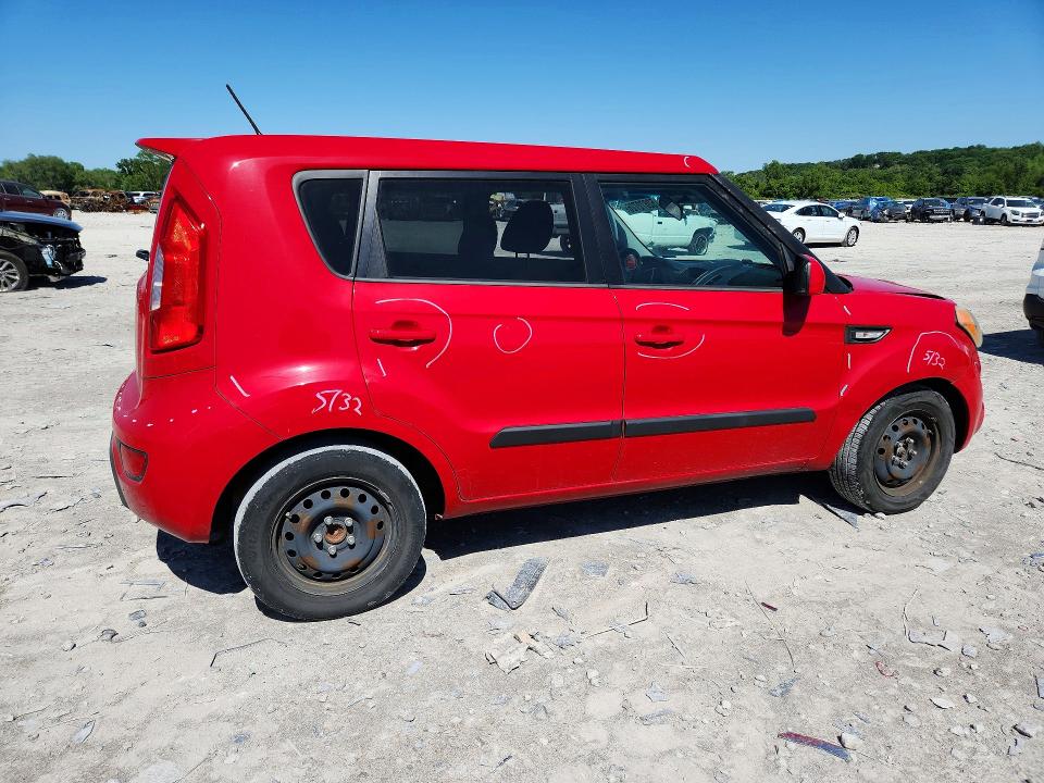 2013 Kia Soul VIN KNDJT2A59D7575275 COPART salvage auction — FRONT END, IL - SALVAGE CERTIFICATE, sold $725 on 2026-07-06 (photo 3)