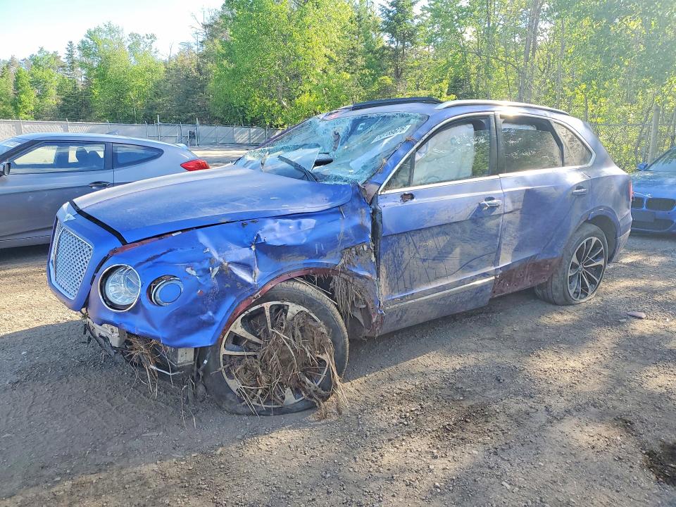 2017 Bentley Bentayga VIN SJAAC2ZV6HC015488 COPART salvage auction — FRONT END, On - Permit Salvage, sold $2,350 on 2026-07-30 (photo 1)