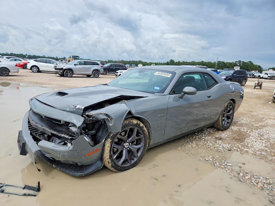 2019 Dodge Challenger VIN 2C3CDZBT8KH530099 COPART salvage auction — FRONT END, Tx - Salvage Vehicle Title, sold $7,100 on 2026-07-31 (photo 1)