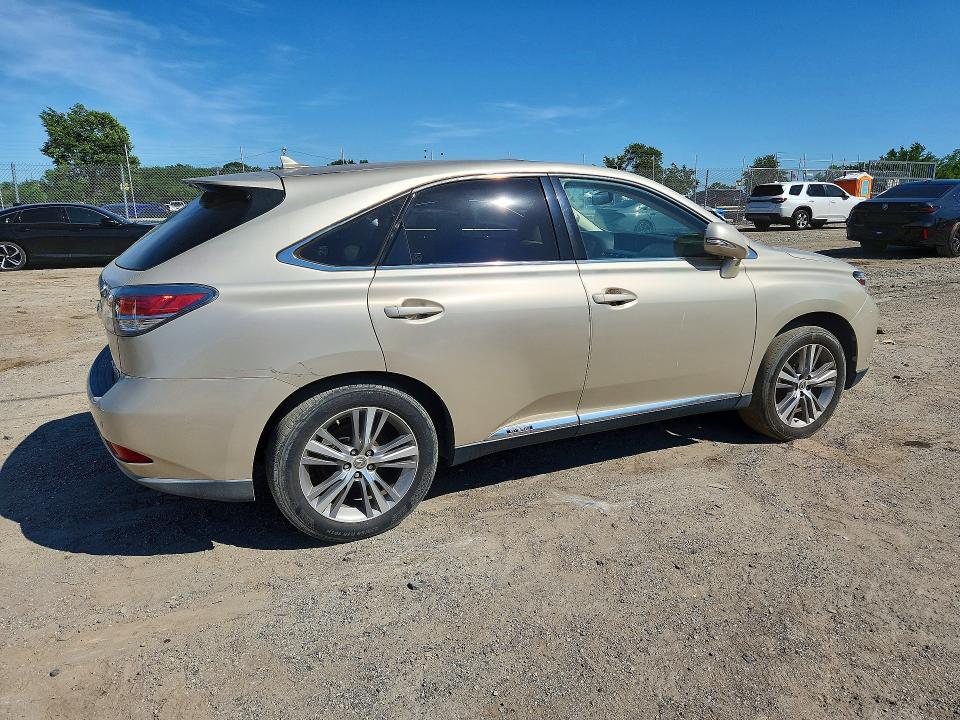 2013 Lexus Rx VIN JTJZB1BA6D2410225 COPART salvage auction — MINOR DENT/SCRATCHES, Nc - Certificate Of Title, sold $3,150 on 2026-07-16 (photo 3)