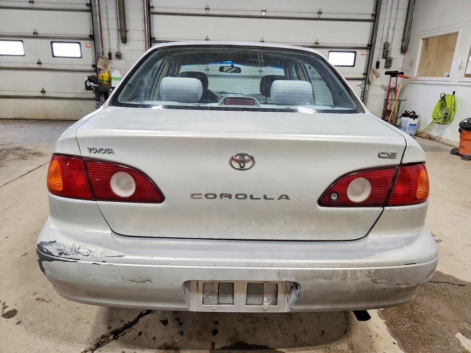 2001 Toyota Corolla VIN 1NXBR12E41Z450351 COPART salvage auction — FRONT END, Mn - Cert Of Title-Prior Salvage, sold $275 on 2026-07-02 (photo 6)