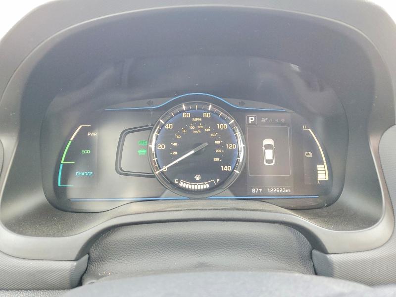 2017 Hyundai Ioniq VIN KMHC65LC5HU035986 COPART salvage auction — FRONT END, Ca - Salvage Certificate, sold $875 on 2026-07-08 (photo 9)