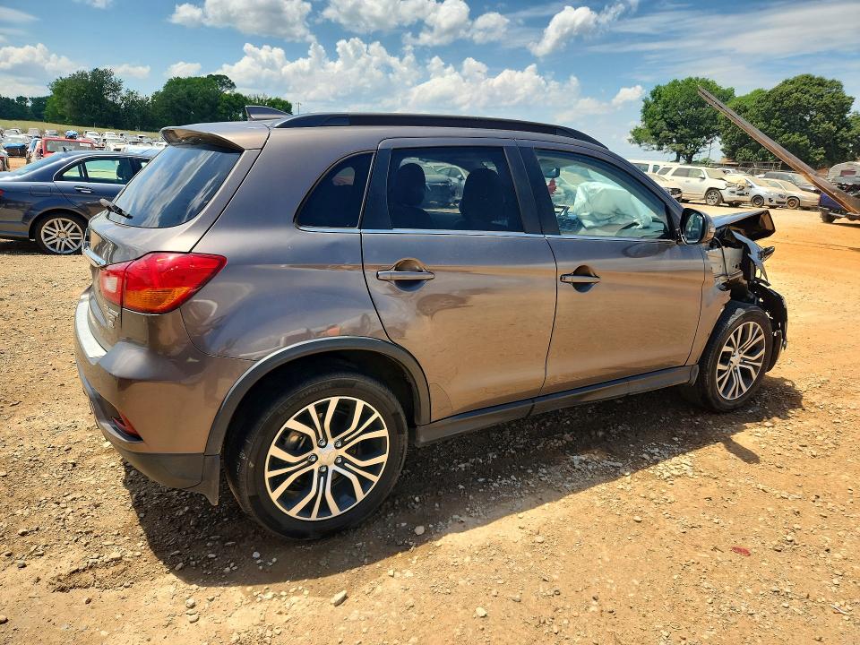 2018 Mitsubishi Outlander VIN JA4AP4AW4JZ011875 COPART salvage auction — FRONT END, AL - CERT OF TITLE-SALVAGE TITLE, sold $2,550 on 2026-07-08 (photo 3)