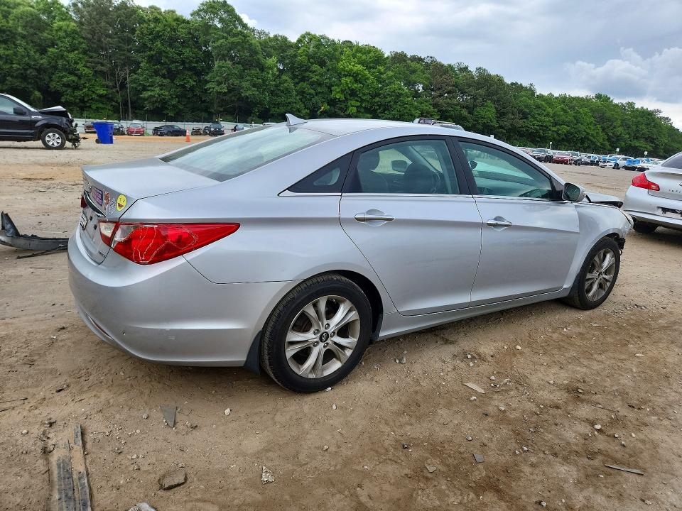 2011 Hyundai Sonata VIN 5NPEC4AC9BH145721 COPART salvage auction — FRONT END, GA - CERT OF TITLE-SALVAGE, sold $525 on 2026-07-07 (photo 3)