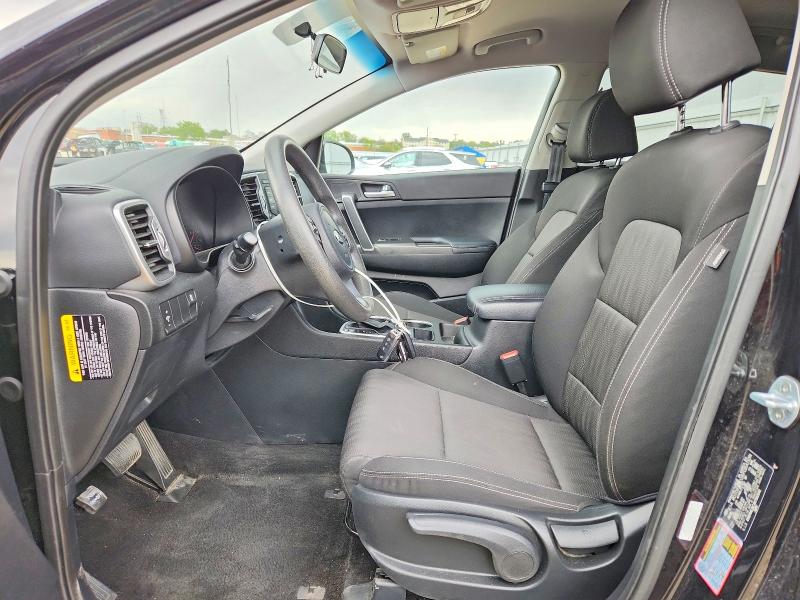 2019 Kia Sportage VIN KNDPMCAC4K7562541 COPART salvage auction — HAIL, Ia - Cert Of Title-Salvage Title, sold $80 on 2026-07-29 (photo 7)