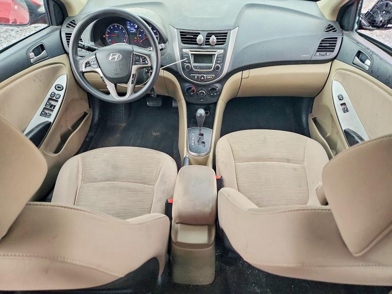 2017 Hyundai Accent VIN KMHCT4AE2HU374972 COPART salvage auction — ALL OVER, Mo - Salvage Certificate Of Title, sold $70 on 2026-07-21 (photo 8)