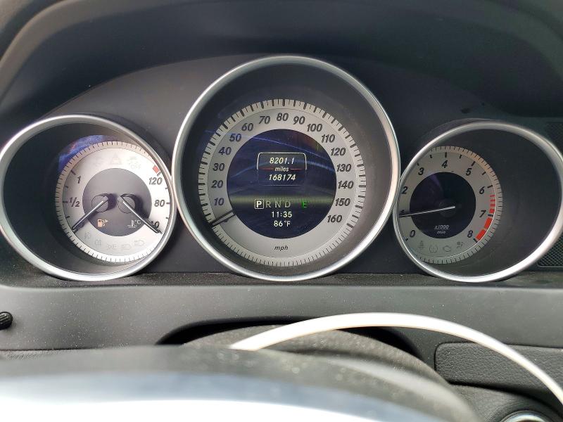 2013 Mercedes-benz C-klasse VIN WDDGF4HB3DR276447 COPART salvage auction — REAR END, Id - Salvage Certificate Of Title, sold $1,550 on 2026-07-10 (photo 9)