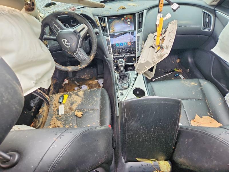 2020 Infiniti Q50 VIN JN1EV7AR9LM256683 COPART salvage auction — ALL OVER, Va - Cert Of Title - Salvage, sold $1,850 on 2026-07-09 (photo 8)